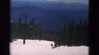 OREGON USA-: Mountain View From Top Of Ski Slope? One Man Two Women