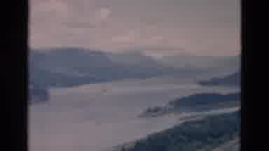 OREGON USA-: Picturesque Mountain And Lake Scene Panoramic Shot Of Beautiful