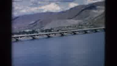 Montana USA (1958): Mountain Footage Water Trees Sky