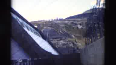 Montana USA (1958): Aerial View Of A Parking Lot And Hillside