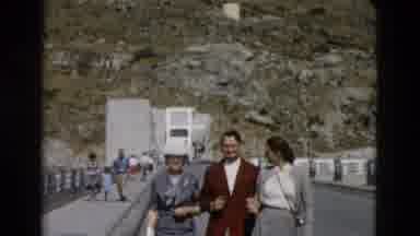 Montana USA (1958): Walking On The Amazing Bridge With My Two Favorite Women