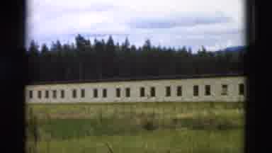 Yellowstone Wyoming USA (1958): Image Of A Long Building With Many Windows With