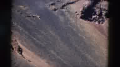 Yellowstone Wyoming USA (1958): Mountain With No Trees Have Some Erosion On Its
