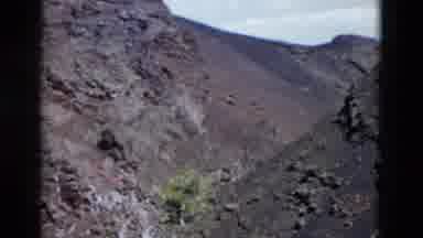 Yellowstone Wyoming USA (1958): Outside Close Up And Shaky View Of The Mountains
