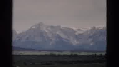 Yellowstone Wyoming USA (1958): Panoramic View Of A Majestic Mountain Range That
