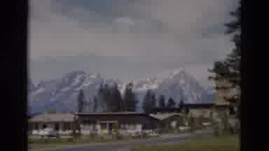 Yellowstone Wyoming USA (1958): Choice Of Buildings All With Mountain Views And