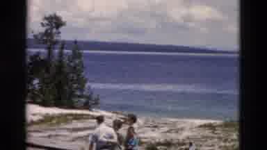 Yellowstone Wyoming USA (1958): The Sea Is So Beautiful To Behold There Is A