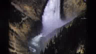 Yellowstone Wyoming USA (1958): When You Look Down The Mouton You See This