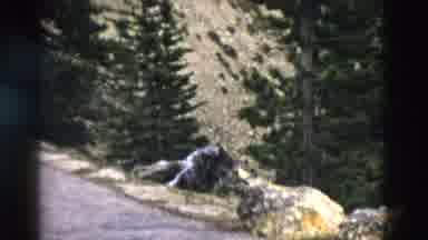 Yellowstone Wyoming USA (1958): Mountain Peaks And Valleys On A Brilliantly Clear