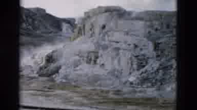 Yellowstone Wyoming USA (1958): A View Of Rocky Mountains
