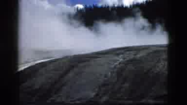 Yellowstone Wyoming USA (1958): The Amazing Steam Mountain