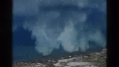 Yellowstone Wyoming USA (1958): Lake Reflection Of Clouds In Blue Sky On A Sunny