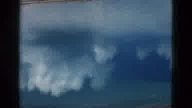 Yellowstone Wyoming USA (1958): Smoke On A Volcano With Blue General Colors And