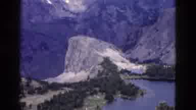 Yellowstone Wyoming USA (1958): Mountains Look Small From A Distance But Up Close