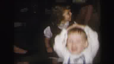 Lynbrook New York (1971): The Two Children Are Dancing And Laughing And The One