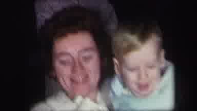 Lynbrook New York (1971): Two Women Going Down Their Home Stairs One Of The Two