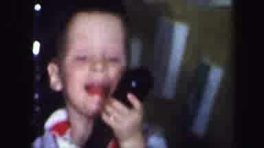 Lynbrook New York (1971): Family Of Three Children Happily Playing Laughing