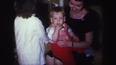 Lynbrook New York (1971): The Baby Was Sitting On The Mother Lap