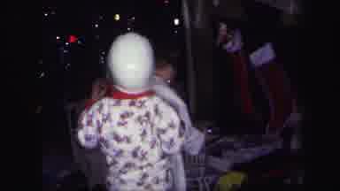 Lynbrook New York (1971): A Boy And A Girl Playing With Christmas Presents In