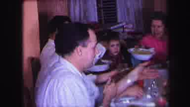Lynbrook New York (1971): Family Composed By Two Men A Kid And A Lady Dressed In