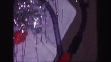 Lynbrook New York (1971): A Toy Train Is Riding Around A Train Track With A