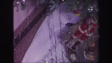 Lynbrook New York (1971): Model Train Running Around Track At The Base Of A