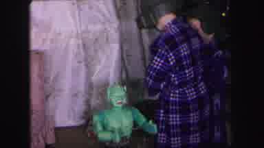 Lynbrook New York (1971): A Small Boy Is Playing With A Remote Controller Toy