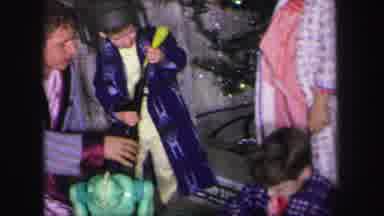 Lynbrook New York (1971): Person Sleeps On Sofa While Kids Play With Toys Next To