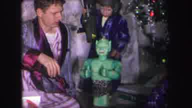 Lynbrook New York (1971): In Party Hall The Persons Are Playing With Toy Robot