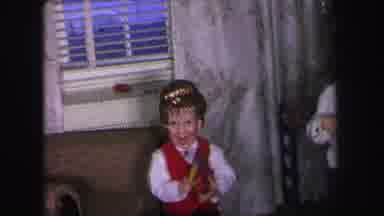 Lynbrook New York (1971): Boy Anxiously Awaits The Arrival Of Christmas With His