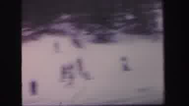 Lynbrook New York (1971): Families Crowd A Huge Hill Taking Turns Sledding Down To