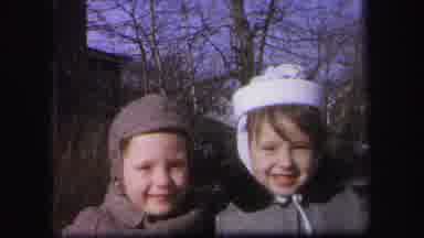 Lynbrook New York (1971): Video Taping My Beautiful Goofy Children On A Winter Day