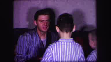 Lynbrook New York (1971): Father Crying When Receiving Christmas Presents From His