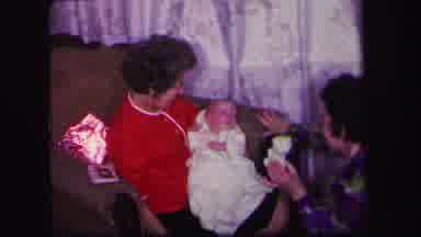 Lynbrook New York (1971): A Baby Watches A Toy