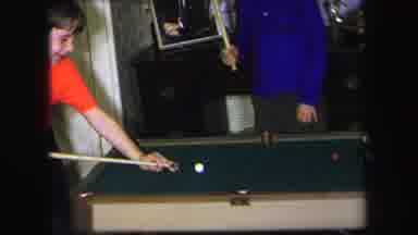 Lynbrook New York (1971): Teenage Boys Having A Great Time Playing Pool