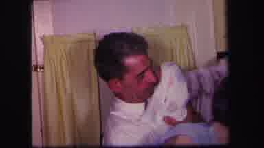 Lynbrook New York (1971): Couple About Care The Newborn Child With Great Care And