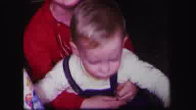 Lynbrook New York (1971): Melt Down Toddler Does Not Want Give Up That Container