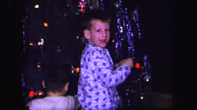 Lynbrook New York (1971): The Children Are Measuring The Christmas Tree With