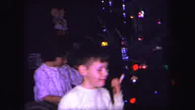 Lynbrook New York (1971): A Little Girl And Boy Playing And Waving To Camera By