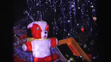 Lynbrook New York (1971): Creepy Red Looking Stuffed Animal Left Under The