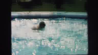 Lynbrook New York (1971): They Are Swimming In The Pool In The Ground