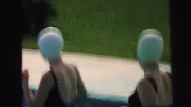 Lynbrook New York (1971): The Peoples Are Swimming In The Water On The Ground They