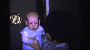 Lynbrook New York (1971): This Baby Looks Like Its In Shock Being Handed Off To