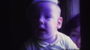 Lynbrook New York (1971): The Little Child Is Laughing With His Mother