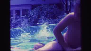 Lynbrook New York (1971): Children Playing In The Pool With Lots Of Joy In The