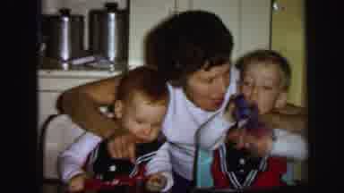 Lynbrook New York (1971): Children Are Playing With Their Parents And Are All With