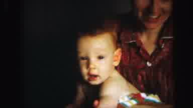 Lynbrook New York (1971): A Little Boy Laughing And Enjoying