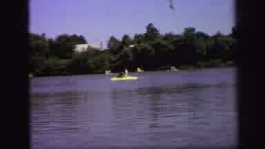 Lynbrook New York (1971): Group Of People Develops Pleasant Activity In Lagoon