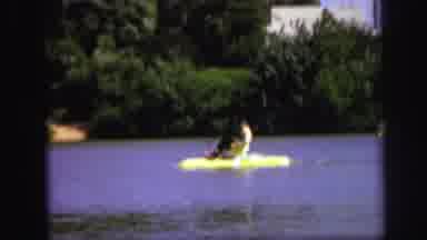 Lynbrook New York (1971): Two People Canoeing And Then A Family Picture Being