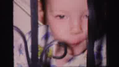 Lynbrook New York (1971): Young Baby Climbs A Set Of Stairs And Shoots A Smile